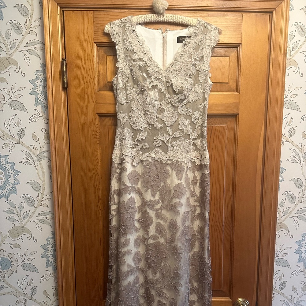 Women’s Formal Tadashi Shoji Embroidered Dress Size 4 - Stunning Gown!